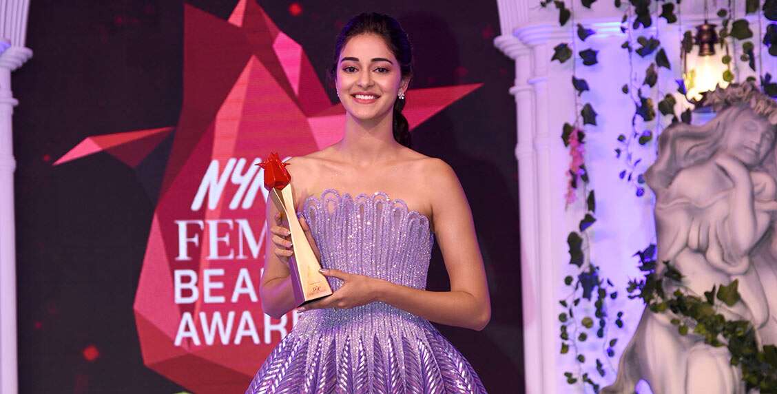 B-town starlet, Ananya Panday, gets recognised for her promising debut as Nykaa Femina Beauty Awards - Exciting Fresh Face Female.
