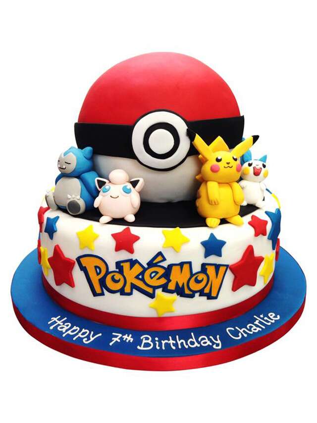 Pokémon Family Custom Cake | Best Cake In Singapore | Best Kids Cake –  Honeypeachsg Bakery