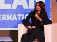 Sonam Kapoor answers to the queries of kids at an event