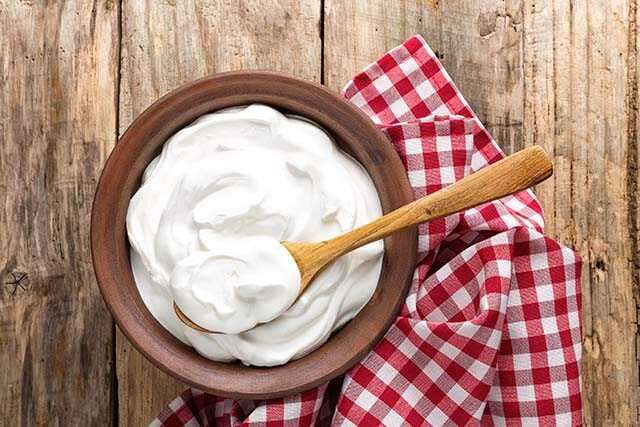 Yoghurt promote hair follicle health