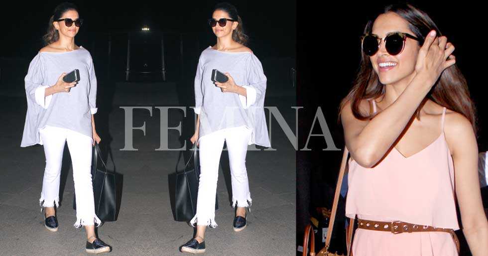 Deepika Padukone rules airport style | Femina.in