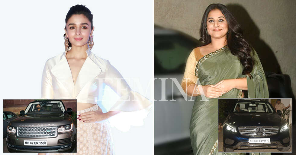 Alia Bhatt and Vidya Balan buy new cars | Femina.in