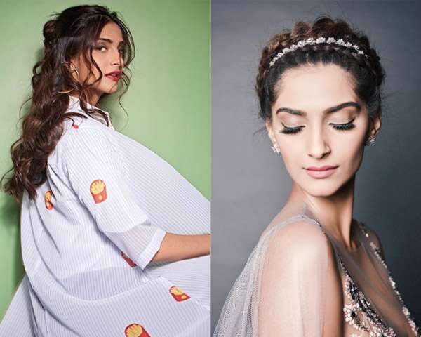 Easy Tutorials To Master Sonam Kapoors 3 Romantic Hairstyles  HerZindagi