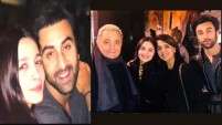 Alia Bhatt snapped with Ranbir Kapoor and his parents