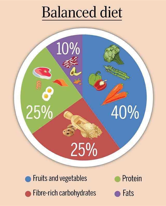 The Perfect Balanced Diet Chart to be Healthy NUTRITION LINE