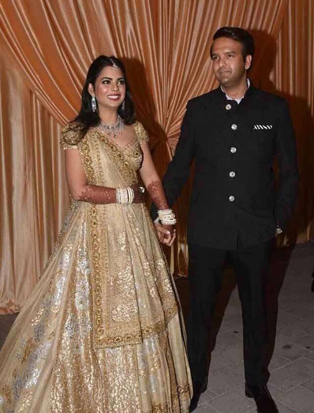 Nita Ambani Ka Xxx - Photos of Isha Ambani and Anand Piramal's wedding reception ...
