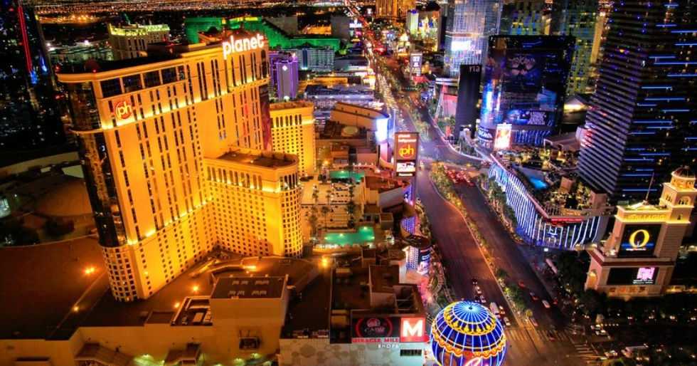 Nightlife in Las Vegas, the USA