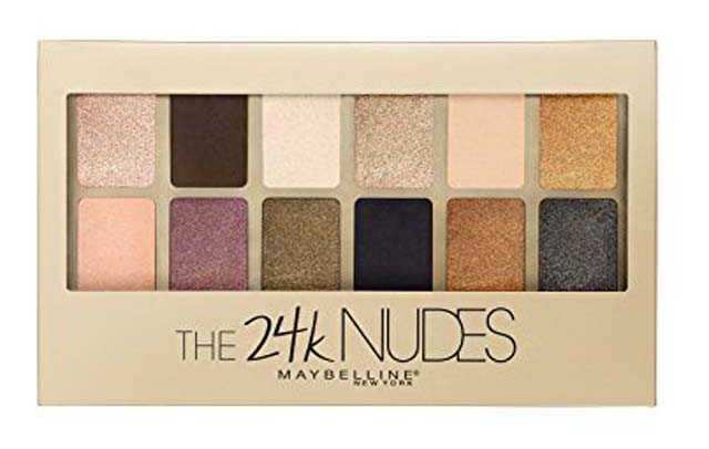 Maybelline New York The 24K Nudes Eyeshadow Palette - Gold