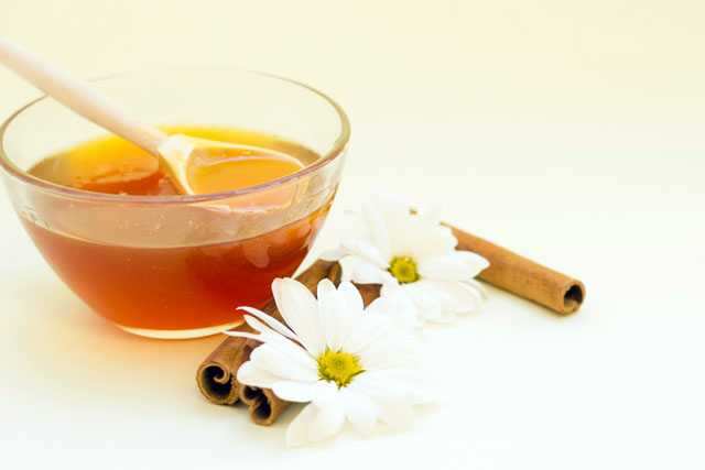 Honey and cinnamon