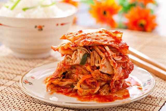 Kimchi - a vegan source of probiotics