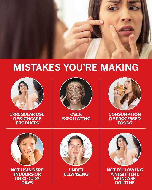 Mistakes you're making for skin health