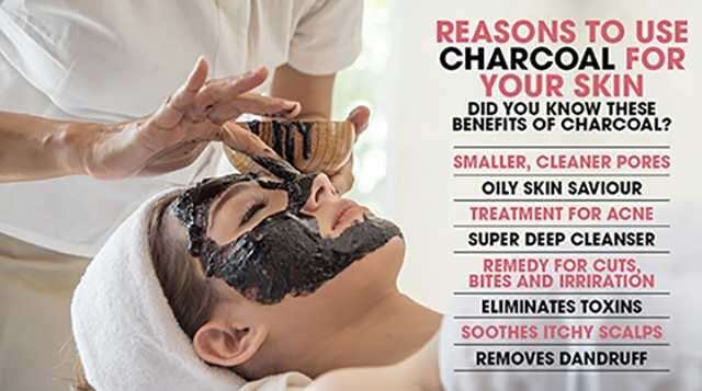 Charcoal benefits for skin