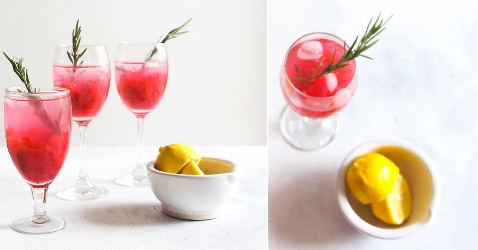 Recipe refreshing cherry rosemary cooler Femina.in