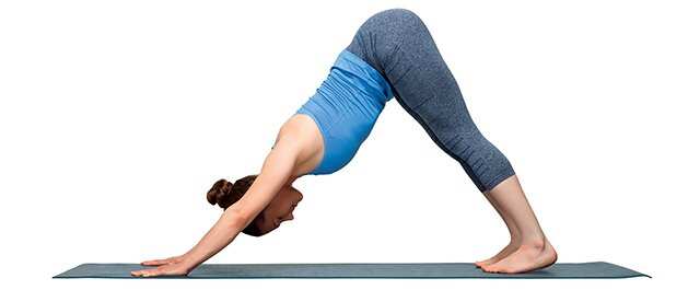 Adhomukhaswanasana or Downward Facing Dog Pose