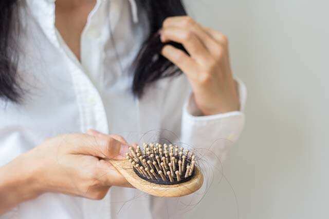 Hair fall can be due to iron deficiency