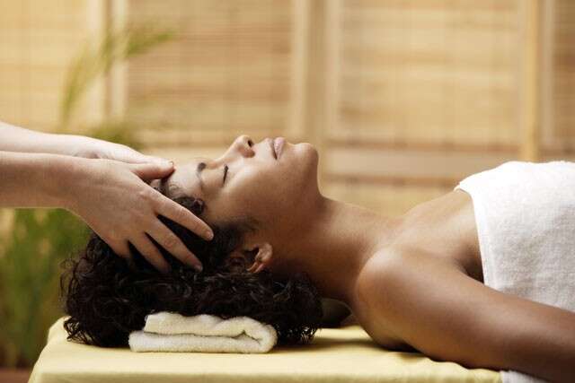 The healing powers of a scalp massage Fe