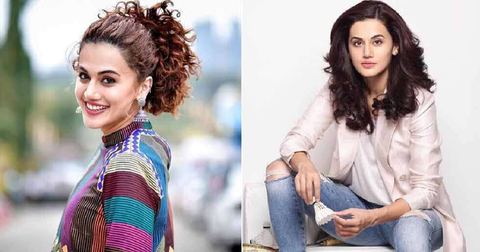 This is how Taapsee Pannu styles her short curly hair | Femina.in