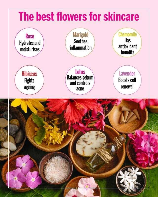Flowers And Their Skincare Benefits