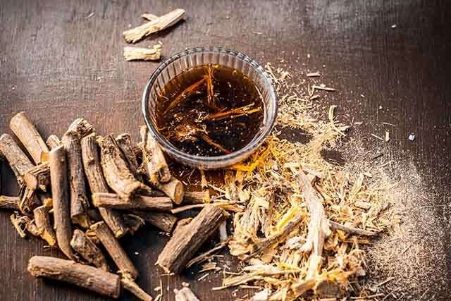 Licorice root to cure indigestion