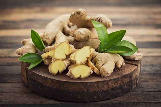 Ginger slivers to cure indigestion
