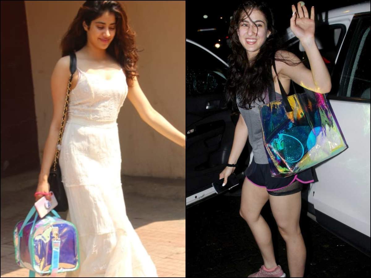 Janhvi's or Sara's holographic bag? | Femina.in