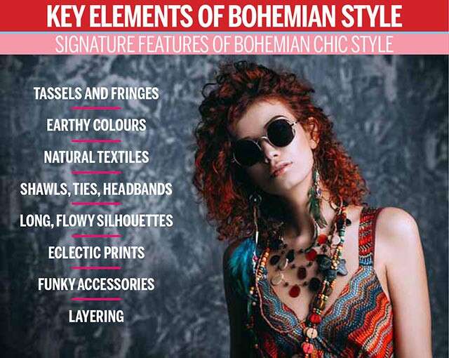 classy bohemian attire