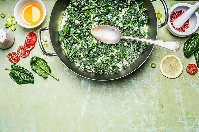 Food for Healthy Hair - Leafy greens