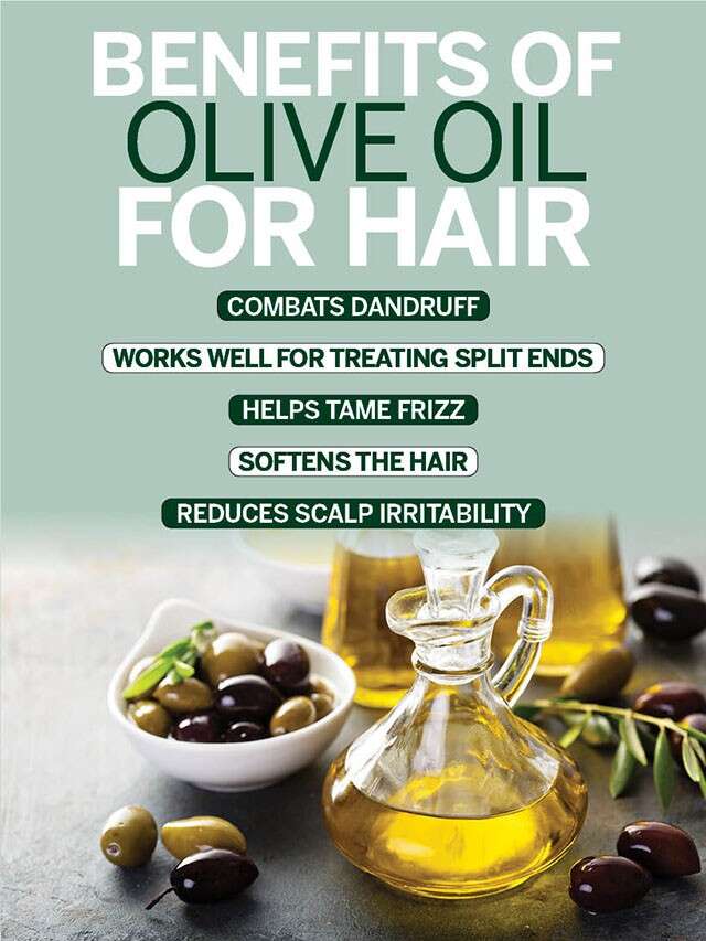 olive oil for hair before and after