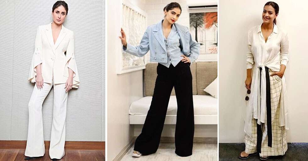 How to style wide-leg and palazzo pants like celebs | Femina.in