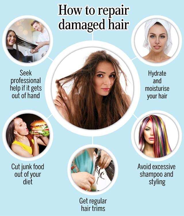 How To Repair Damaged Hair Femina.in