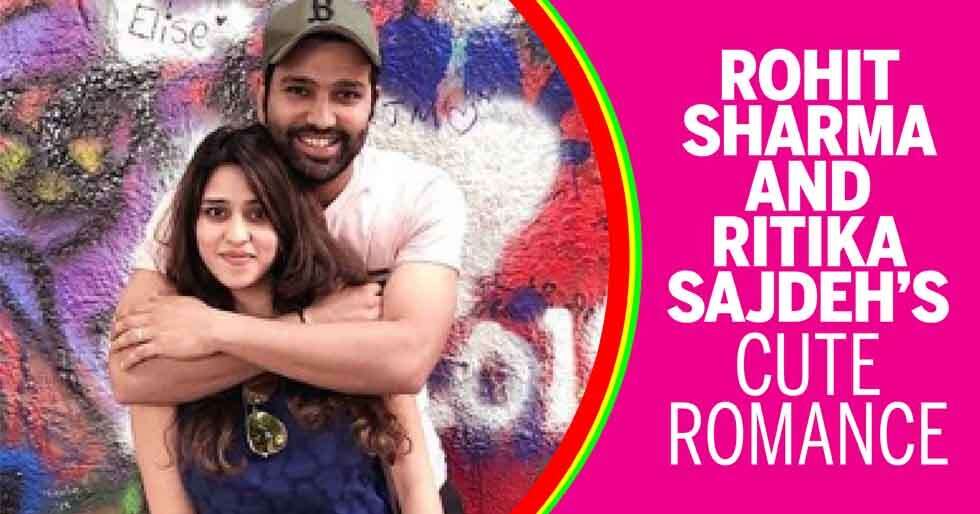 Rohit Sharma and Ritika Sajdehs cute romance Femina.in