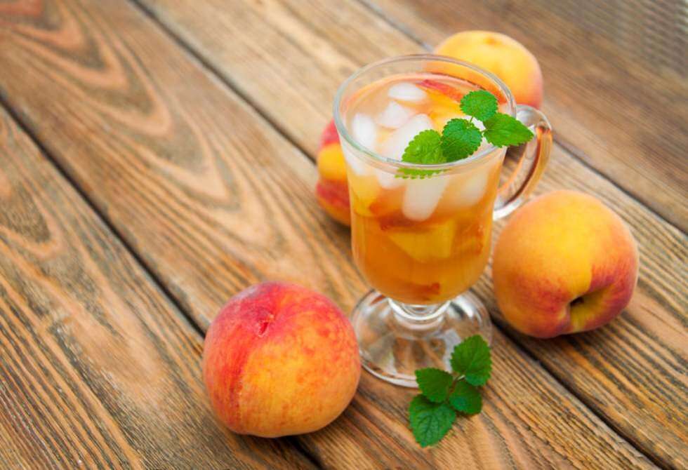 Simple Recipe Peach Coffee Mocktail In Lombok Utara