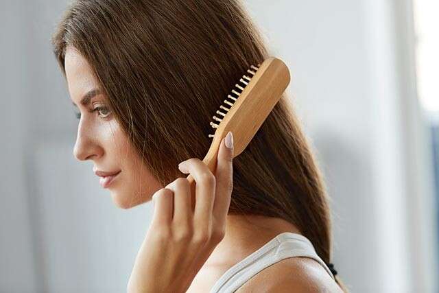 Comb Hair To Reduce Hair Fall
