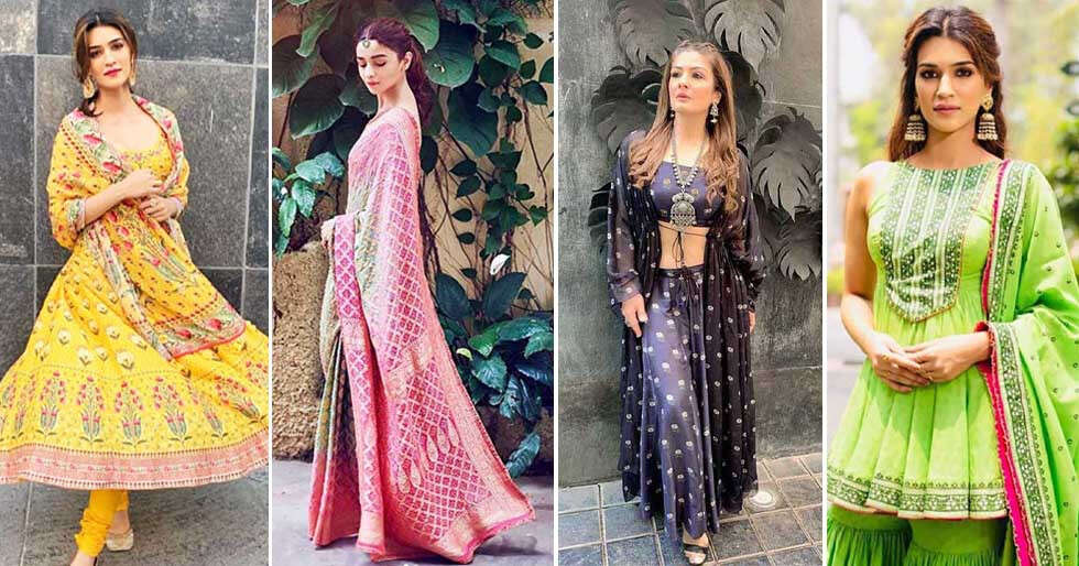 trending outfits for diwali 2021