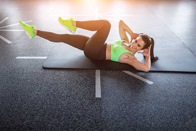 Reverse crunches for online belly fat