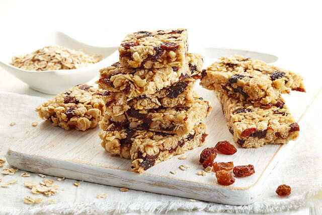 Weight gain diet - Cereal snack bars