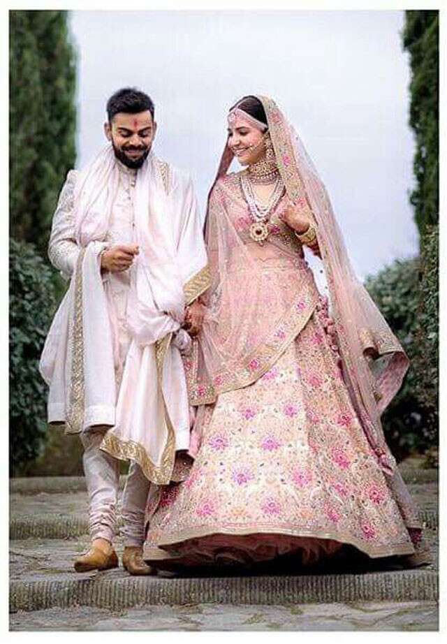 Anushka Sharma's wedding dress