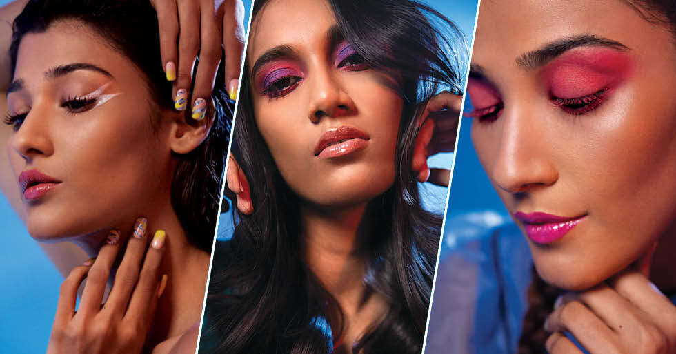Make a bold statement by incorporating these electric beauty trends