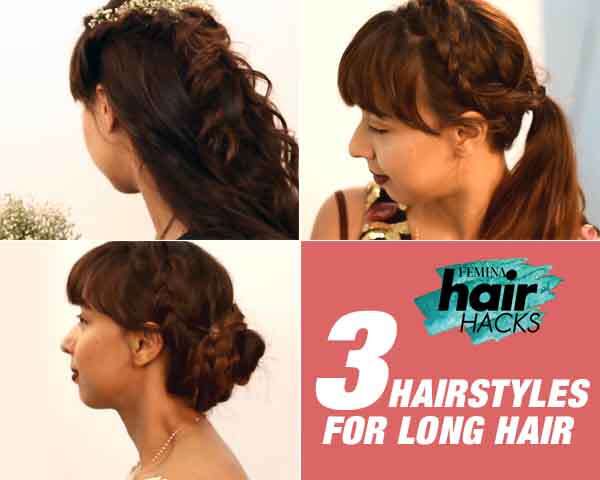 Three Summer Hairstyles For Long Hair 