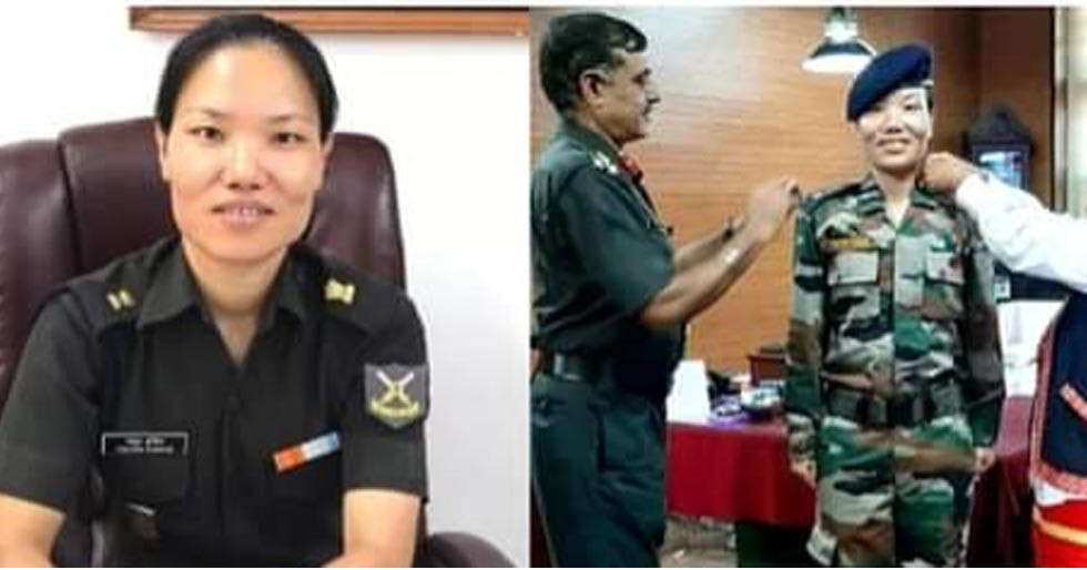 Meet The First Female Lieutenant Colonel from Arunachal Pradesh! - Vimarsana News