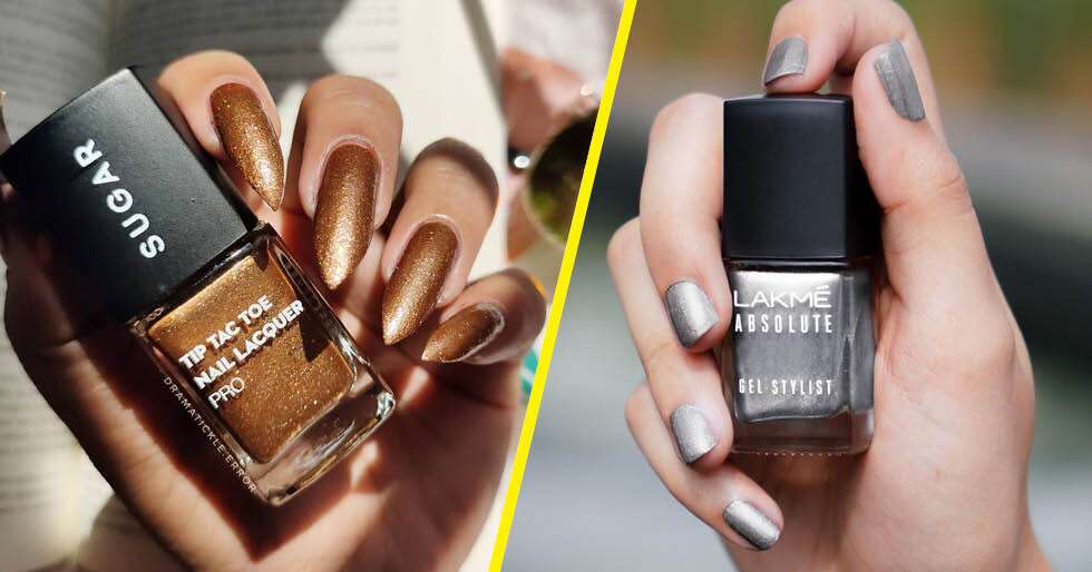 Best Glitter & Metallic Nail Polishes Available In India 