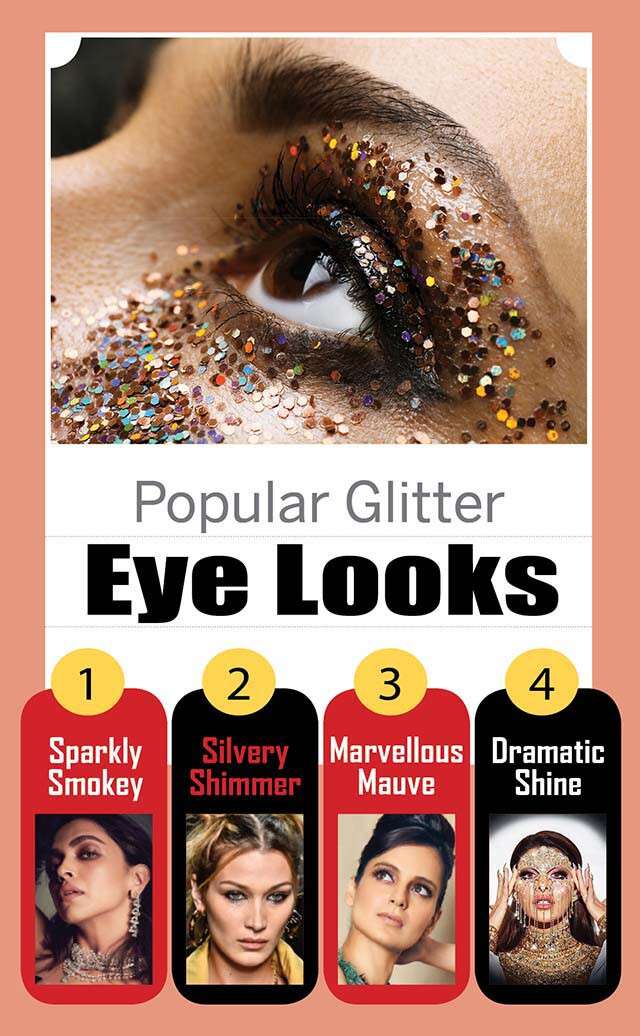 How To Create Exquisite Glitter Eyeshadow Makeup Looks Femina In