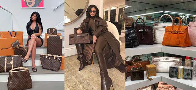 Kylie Jenner's million-dollar handbag wardrobe includes a £65k