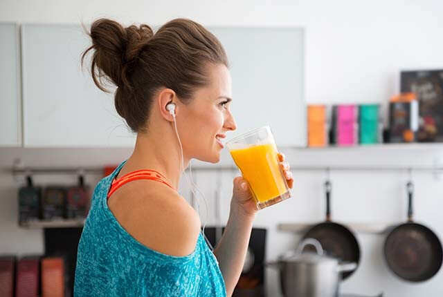 Drinking orange juice clearance benefits