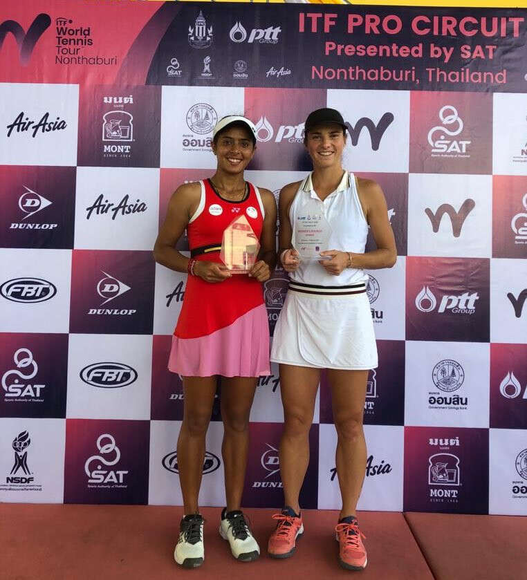 Tennis Player Ankita Raina Wins Itf Singles Title In Nonthaburi 2183