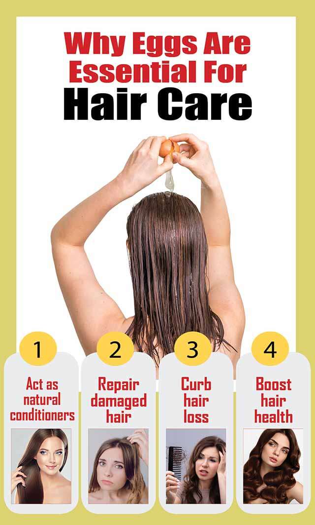 Benefits Of Applying Eggs On Hair - Egg Hair Masks 