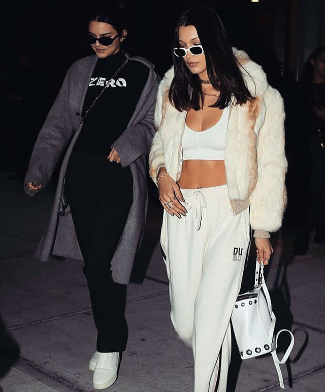 Bella Hadid and Kendall Jenner – Athleisure Style