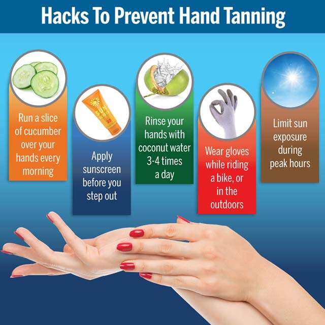 Hacks To Prevent  Hands From Tanning