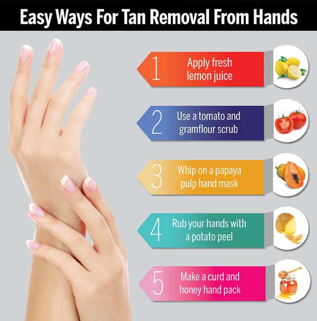 How To Remove Tan From Hands - Home Remedies