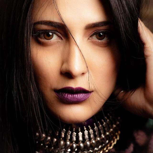 640px x 640px - Get The Look: Shruti Haasan's Hot Purple Pout | Femina.in